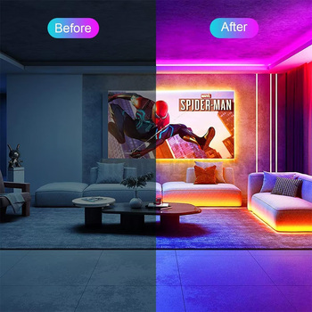 Taśma LED RGB 5 metów + aplikacja na telefon