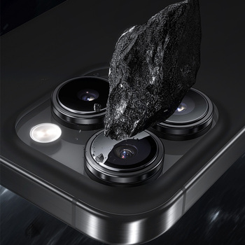 Benks Tempered glass Glass Warrior Lens Protector on camera for Iphone 16/16 Plus (lens 2 pieces) silver titanium