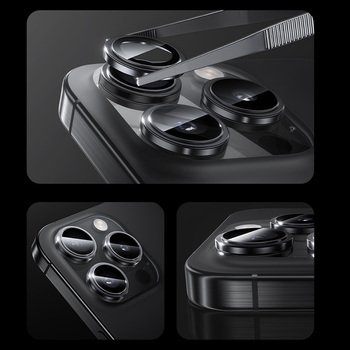 Benks Tempered glass Glass Warrior Lens Protector on camera for Iphone 16/16 Plus (lens 2 pieces) grey