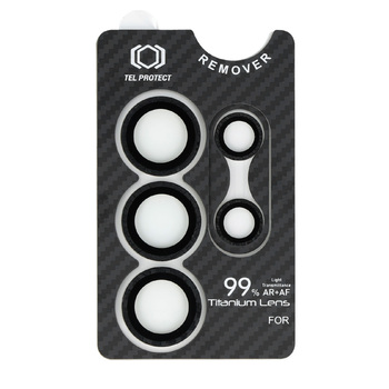 Hartowane szkło Tel Protect Titanium Lens 99% AR Aramid Series na aparat do Samsung Galaxy S25 Ultra (obiektyw 5 sztuk)