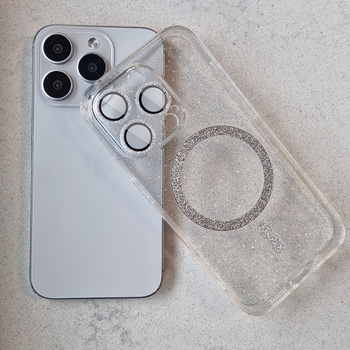 Glitter Magsafe Case do Iphone 17 Air przezroczysty