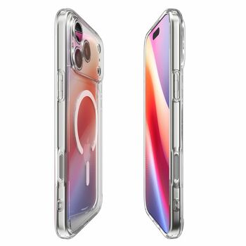 Case SPIGEN Ultra Hybrid Mag Magsafe ACS10282 for Iphone 17 Pro Max - Clear/White
