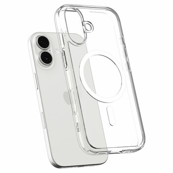 Case SPIGEN Ultra Hybrid Mag Magsafe ACS10380 for Iphone 17 - Clear/White
