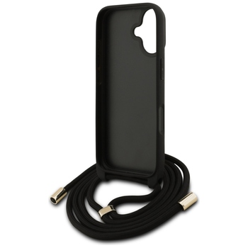 Original Case GUESS 4G Big Logo Cord Stap Crossbody for Iphone 17 brown