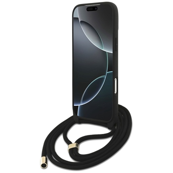 Original Case GUESS 4G Big Logo Cord Stap Crossbody for Iphone 17 Pro Max brown