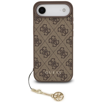 Original Case GUESS 4G Charms Collection MagSafe for Iphone 17 Air brown