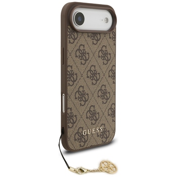 Original Case GUESS 4G Charms Collection MagSafe for Iphone 17 Air brown