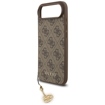 Original Case GUESS 4G Charms Collection MagSafe for Iphone 17 Air brown
