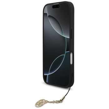 Original Case GUESS 4G Charms Collection MagSafe for Iphone 17 black
