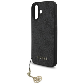 Original Case GUESS 4G Charms Collection MagSafe for Iphone 17 black