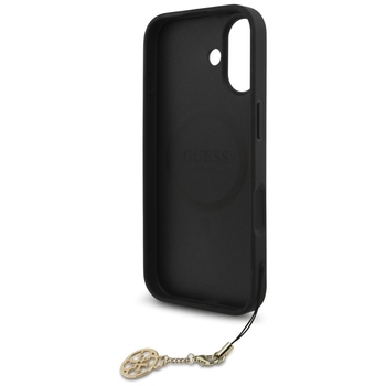 Original Case GUESS 4G Charms Collection MagSafe for Iphone 17 black
