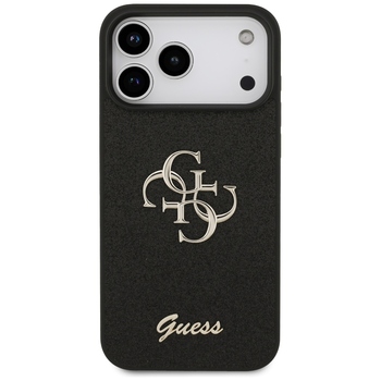 Original Case GUESS Fixed Glitter Big 4G for Iphone 17 Pro Max black