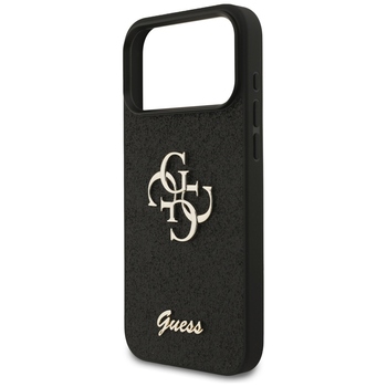 Original Case GUESS Fixed Glitter Big 4G for Iphone 17 Pro Max black