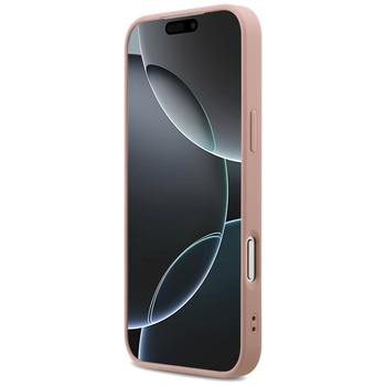 Original Case GUESS Fixed Glitter Big 4G for Iphone 17 Pro Max pink