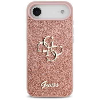 Original Case GUESS Fixed Glitter Big 4G for Iphone 17 Air pink
