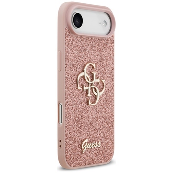 Original Case GUESS Fixed Glitter Big 4G for Iphone 17 Air pink