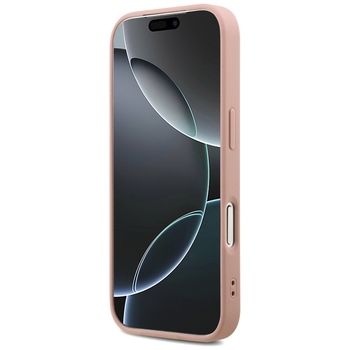 Original Case GUESS Fixed Glitter Big 4G for Iphone 17 Pro pink