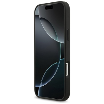 Original Case GUESS Grained Big 4G & Classic Logo for Iphone 17 Pro Max black
