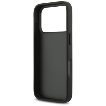 Original Case GUESS Rhinestone Triangle Logo for Iphone 17 Pro black