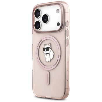 Original Pouch KARL LAGERFELD IML Choupette MagSafe for Iphone 17 Pro pink