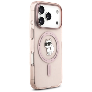 Original Pouch KARL LAGERFELD IML Choupette MagSafe for Iphone 17 Pro pink