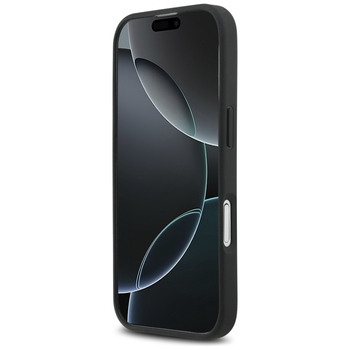 Original Case MERCEDES Leather Laurel Leaves MagSafe for Iphone 17 black