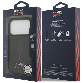 Original Case RED BULL Kevlar Powerbar MagSafe for Iphone 17 Pro black