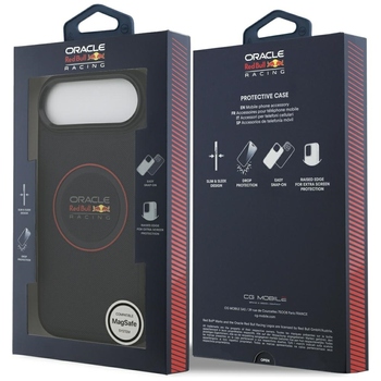 Oryginalne Etui RED BULL Meshed Red Ring & Metal Buttons MagSafe do Iphone 17 Air granatowy
