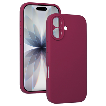 Silicone Lite Case for Iphone 17 burgundy