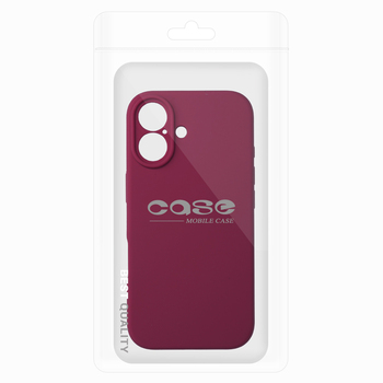 Silicone Lite Case for Iphone 17 burgundy