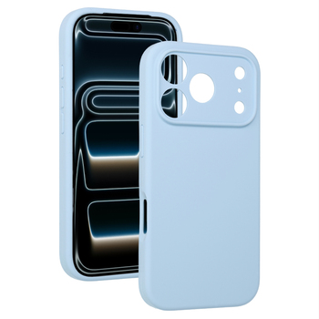 Silicone Lite Case for Iphone 17 Pro Max light blue