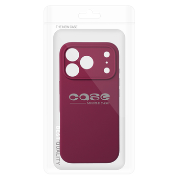 Silicone Lite Case for Iphone 17 Pro burgundy