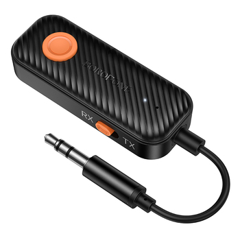 Borofone Odbiornik dźwięku Bluetooth AUX BC62 Walker czarny