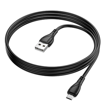 Borofone Kabel BX121 Energy - USB na Micro USB - 2,4A 1 metr czarny