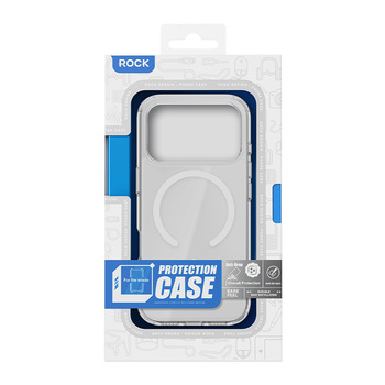 Rock Crystal Shield Series Magnetic Case for Iphone 17 Pro Max transparent