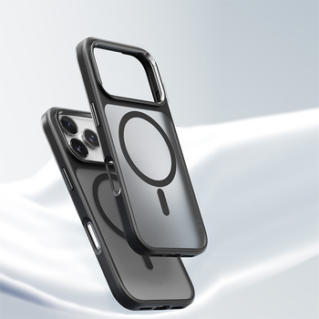 Rock Etui Guard Touch Matte Series Magnetic do Iphone 17 Pro Max czarne (metal lens frame)