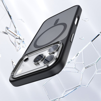 Rock Etui Guard Touch Matte Series Magnetic do Iphone 17 Pro Max czarne (metal lens frame)