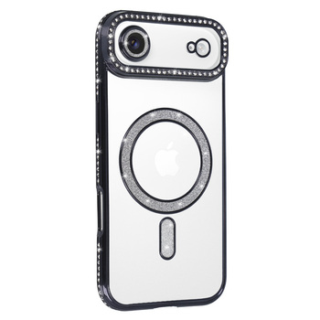 Bling Magsafe Case for Iphone 17 Air black