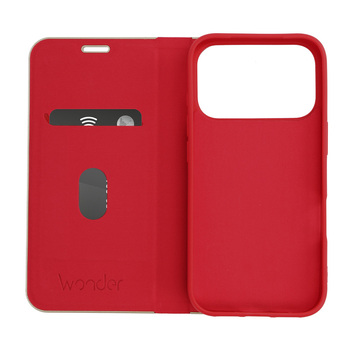 Wonder Frame Case for Iphone 17 Pro Max red