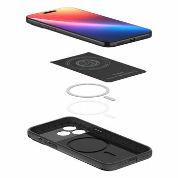 Case SPIGEN Thin Fit Mag Magsafe ACS10339 for Iphone 17 Pro - Black