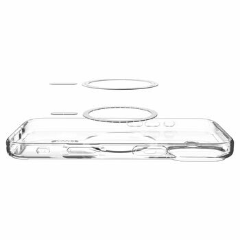 Etui SPIGEN Ultra Hybrid Mag Magsafe ACS10381 do Iphone 17 - Clear/Graphite