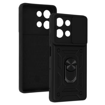 Slide Camera Armor Case do Motorola Moto G75 5G Czarny