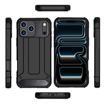 Armor Carbon Case do Iphone 17 Pro Max Czarny