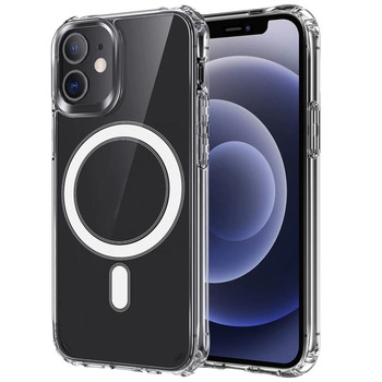 TEL PROTECT MagSilicone Case do Iphone 12 Przezroczysty
