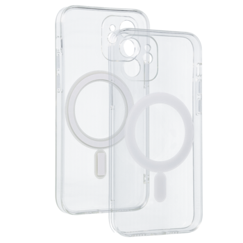 TEL PROTECT MagSilicone Case do Iphone 12 Przezroczysty