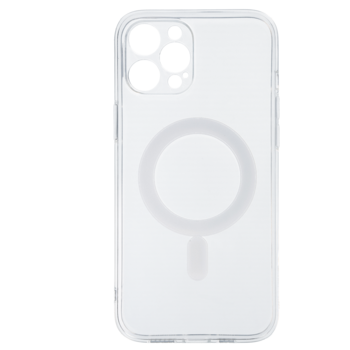 TEL PROTECT MagSilicone Case do Iphone 12 Pro Max Przezroczysty