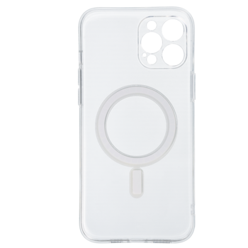 TEL PROTECT MagSilicone Case do Iphone 12 Pro Max Przezroczysty