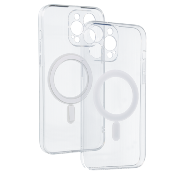 TEL PROTECT MagSilicone Case do Iphone 13 Pro Max Przezroczysty