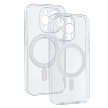 TEL PROTECT MagSilicone Case do Iphone 14 Pro Przezroczysty