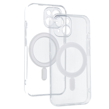 TEL PROTECT MagSilicone Case do Iphone 15 Przezroczysty